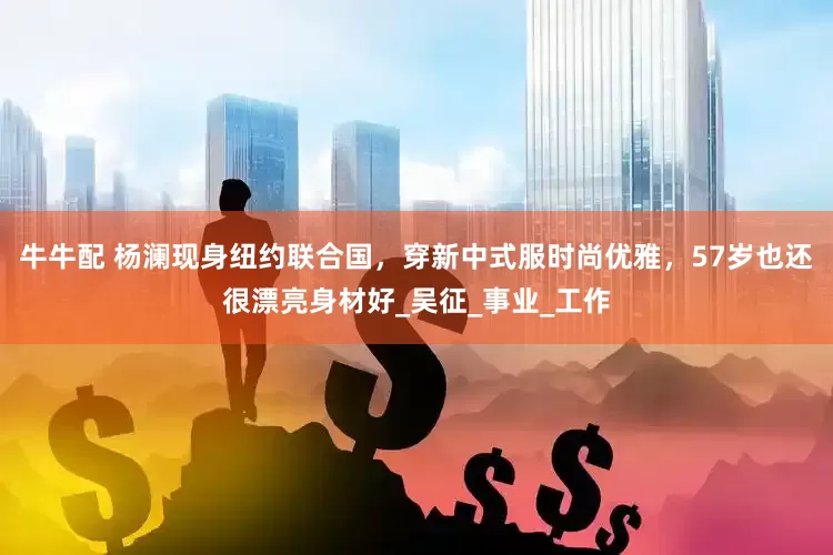 牛牛配 杨澜现身纽约联合国，穿新中式服时尚优雅，57岁也还很漂亮身材好_吴征_事业_工作